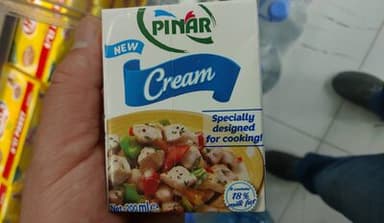 Pınar krema 200 milim yemeklik