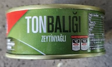 Ton Balığı Zeytinyağlı (Canned Tuna In Olive Oil)