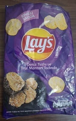Deniz Tuzlu ve Trüf Mantarı Aromalı Patates Cipsi