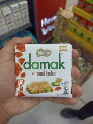 nestle damak karamel krokan