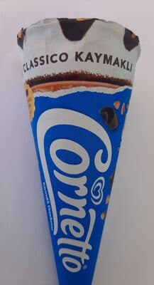 algida cornetto classico kaymaklı