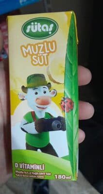 Sütaş süt 180 muzlu