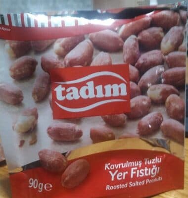 Kavrulmuş tuzlu yer fıstığı