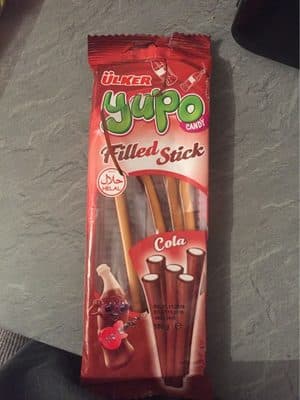 Yupo candy filled stick