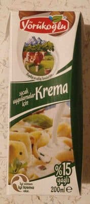 Krema (15% Yağlı)