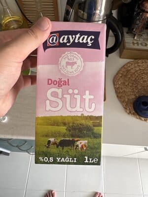 %0,5 Yağlı Süt