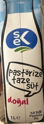 Pastörize Taze Süt Doğal