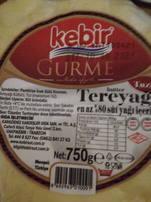 gurme tereyağı