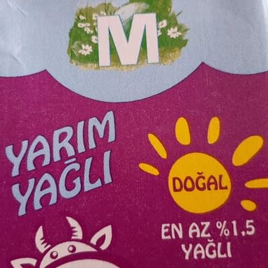 Yarım Yağlı Süt