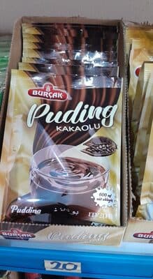 Burçak kakaolu puding