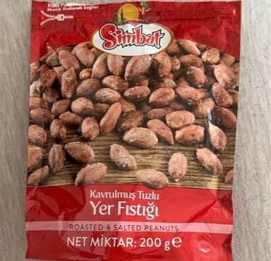 Roasted&salted peanuts