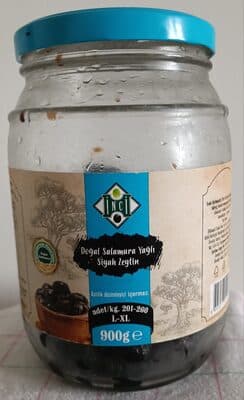 Doğal Salamura Yağlı Siyah Zeytin