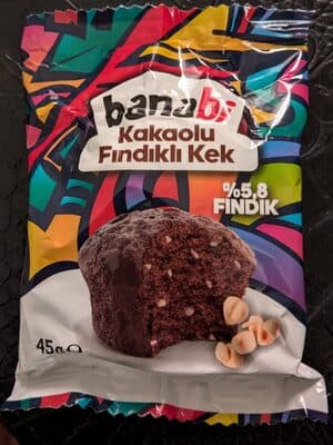 Kakaolu Fındıklı (%5,8) Kek