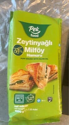 Olive oil puff dough