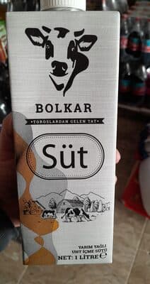 BOLKAR YARIM YAĞLI SÜT 1L