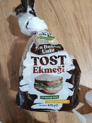 Tam Buğday Unlu Tost Ekmeği