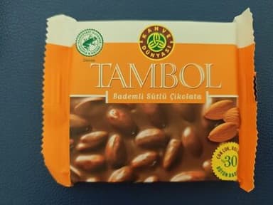 Tambol Bademli Sütlü Çikolata