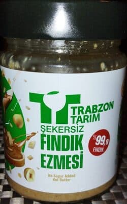 Şekersiz Fındık Ezmesi