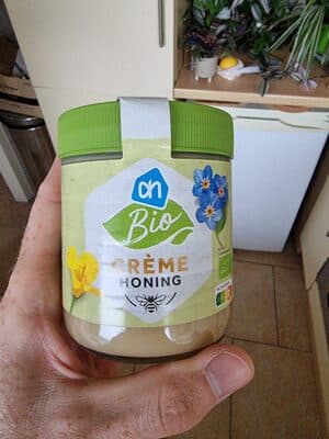 Biologische bloemenhoning crème