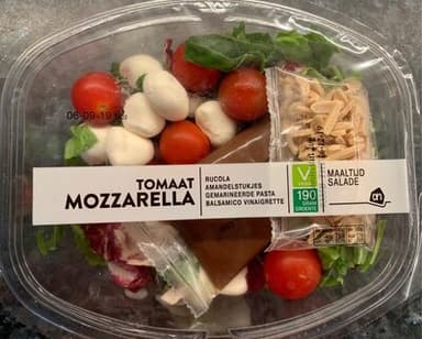 Maaltijdsalade tomaat mozzarella