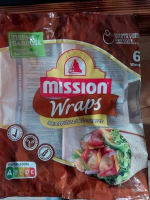 Wraps intégral Blé complet