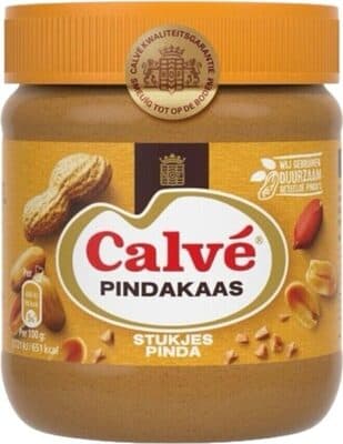 Pindakaas stukjes pinda