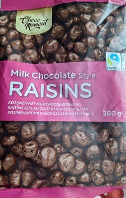 Milk Chocolate Style Raisins