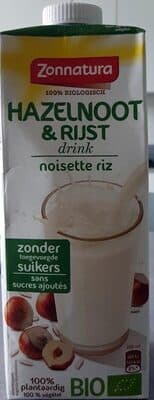 Hazelnoot & rijst drink