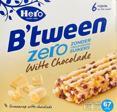 B'tween zero witte chocolade