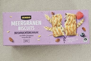 Meergranen biscuits bosvruchtensmaak