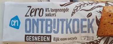 Zero toegevoegde suikers ontbijtkoek