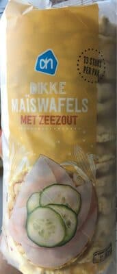 Dikke maïswafels met zeezout