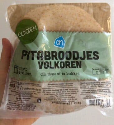 Pitabroodjes volkoren