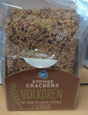 Stevige crackers volkoren