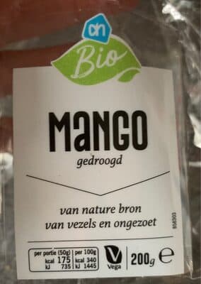 Bio gedroogde mango
