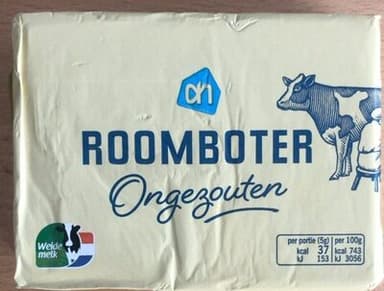 Roomboter ongezouten