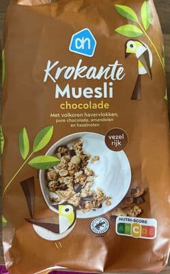 Krokante muesli chocolade
