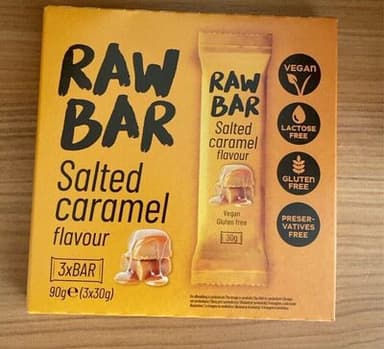 Raw Bar salted caramel Flavour