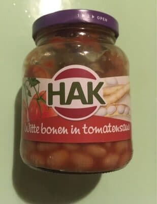 Witte bonen in tomatensaus
