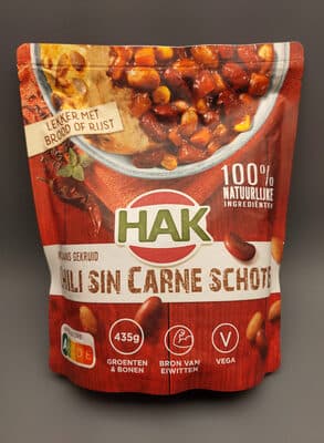 Chili sin carne schotel
