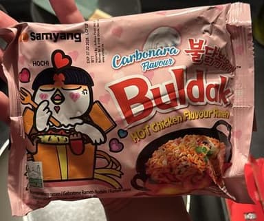 Buldak HOT Chicken Flavour Ramen Carbonara Flavour