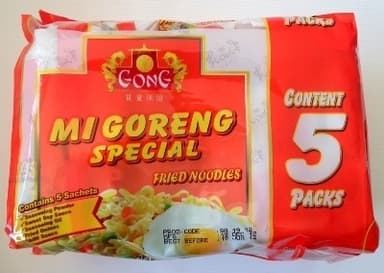 Gong Mi Goreng Special Fried Noodles 5 Pack