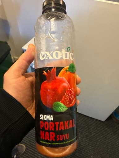 Sıkma Portakal Nar Suyu