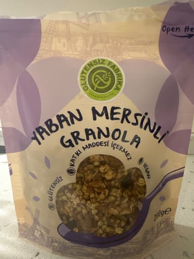 Yaban Mersinli Granola