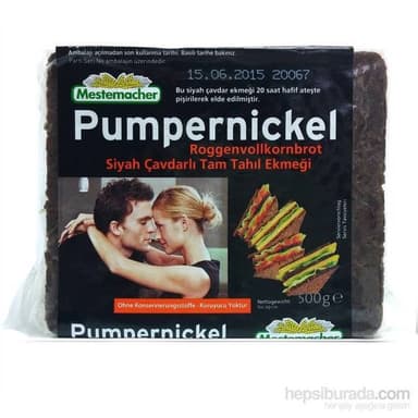 Mestemacher Siyah Çavdarlı Ekmek 500 gr