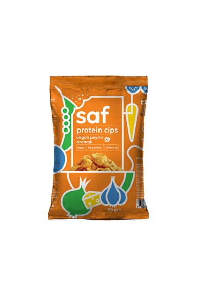 Saf Nutrition Vegan Peynir Aromalı Protein Cips 50 g