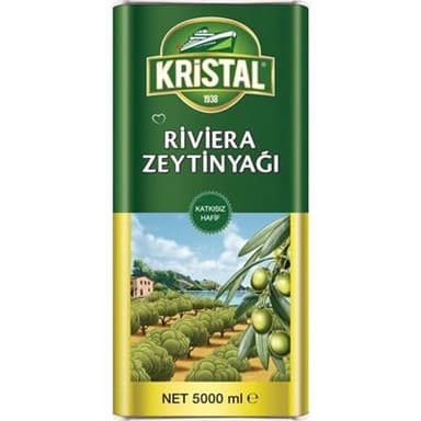 KRİSTAL RİVİERA ZEYTİNYAĞI 5 LT TNK