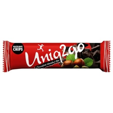 UNIQ2GO CHOCODARK FINDIKLI BAR 36 GR