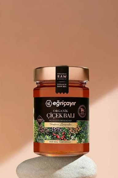 Eğriçayır Organik Çiçek Balı 450g
