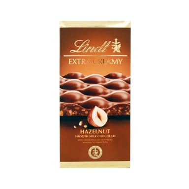 LINDT EXTRA CREAMY MILK HAZELNUT CIKOLATA 80GR